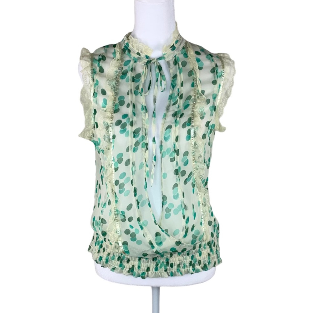 Do & be top green soft & easy to style with sizeM